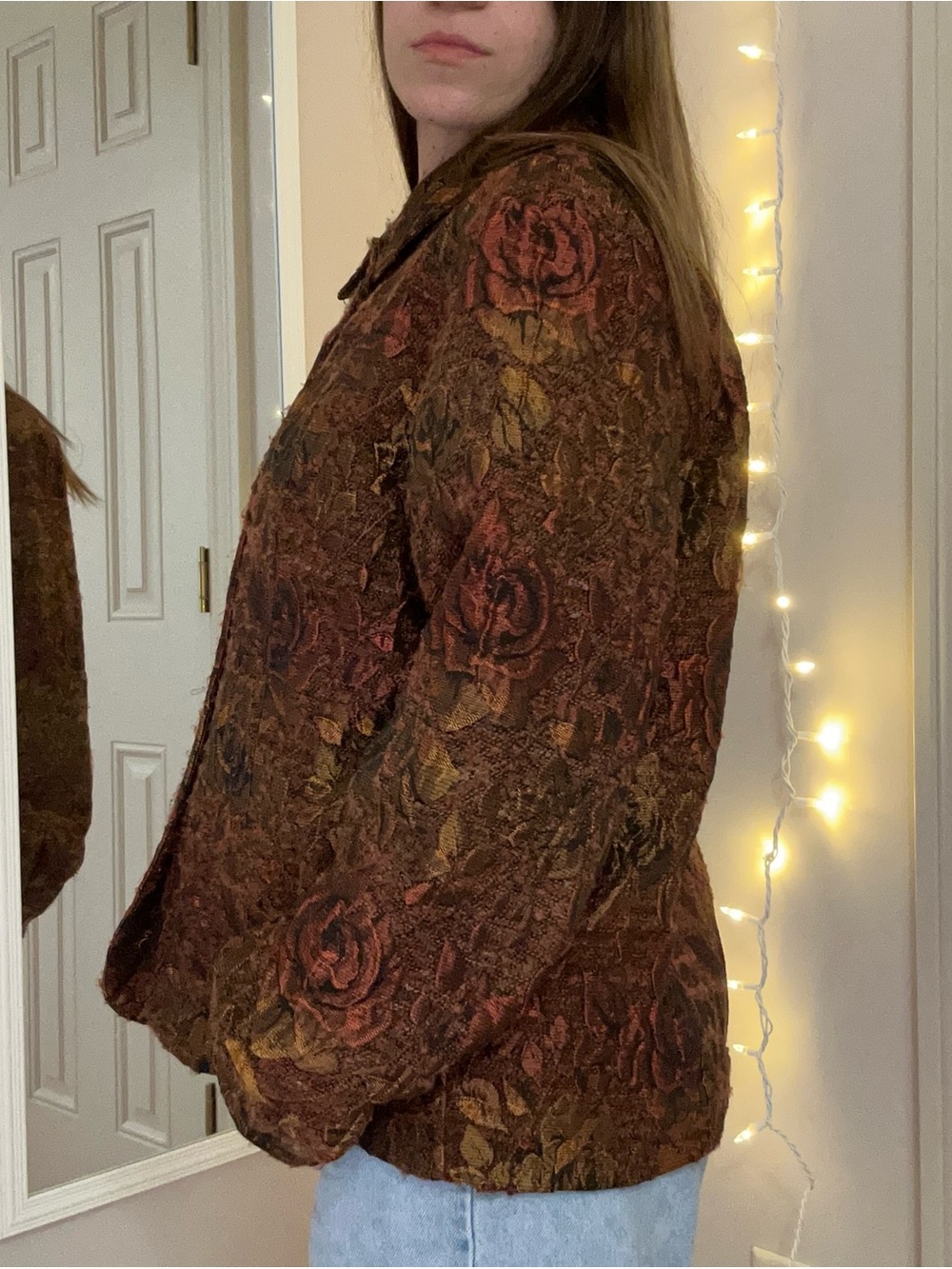 Fall Colored Button Up Jacket - Picture 5 of 7